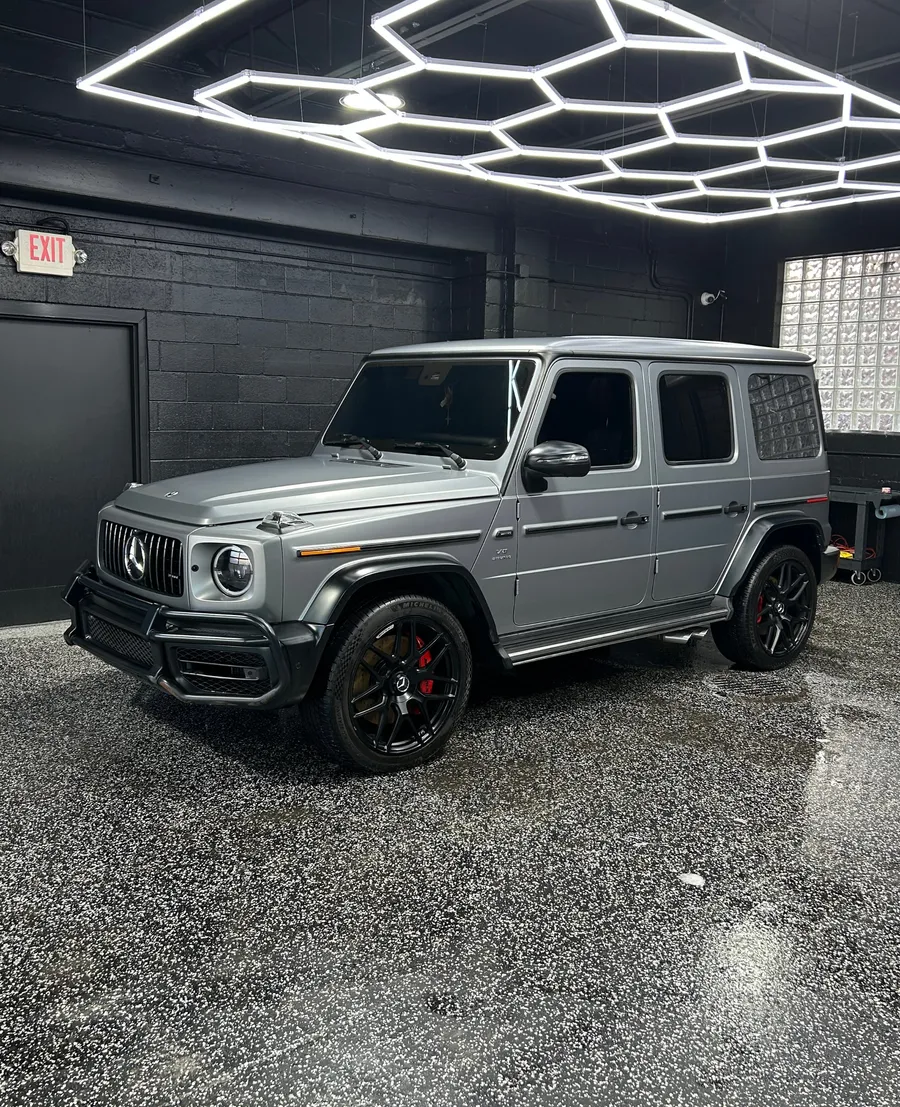 Mercedes-AMG G-Class in the Elite Auto Lab shop in Madison Heights, a paint protection film job